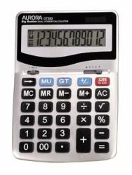 Aurora DT303 calculatrice Bureau Calculatrice basique Argent 