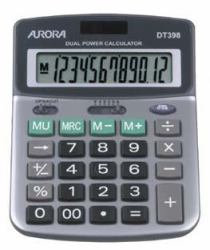 Aurora DT398 calculatrice Bureau Calculatrice financière Gris 