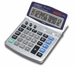Aurora DT401 calculatrice Bureau Calculatrice basique Gris 