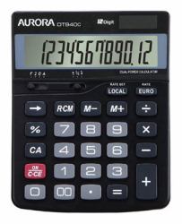 Aurora DT940C calculatrice Bureau Calculatrice basique Noir 