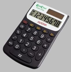 Aurora EC101 calculatrice Poche Calculatrice basique Noir 