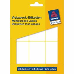 Avery Etiquettes universelles, blanc, 76,0 x 39,0 mm, Adhésif permanent 