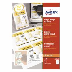 Avery 4834XL badge et porte-badges Porte-badge Polyester 50 pièce[s] 
