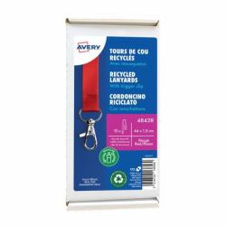 Avery 4842R badge et porte-badges Porte-badge Métal, Polyéthylène téréphthalate [PET] 10 pièce[s] 