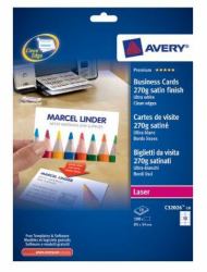 Avery C32026-10 carte de visite Laser Papier 100 pièce[s] 