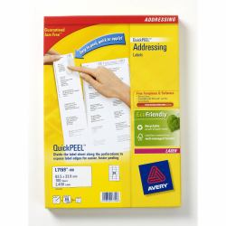 Avery L7159-100 étiquette d'adresse Blanc 