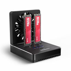 Axagon ADSA-M2C22 Station d'accueil de disques de stockage USB 3.2 Gen 2x2 Type-C Noir 