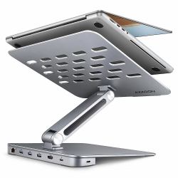 Axagon HMC-STND Support de livres Argent 43,9 cm [17.3"] 
