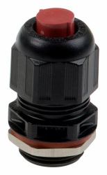 Axis 01843-001 presse-étoupe Noir, Rouge 