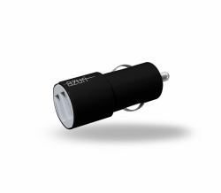 Azuri 12V USB head [excl USB cable] avec 2 ports USB - 3,4Amp - noir 