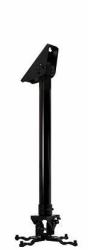 B-Tech Fixed Drop Projector Ceiling - Mount with Micro-Adjustment, - 1 m, max 25 kg, Tilt +/-13Â°, Ã50mm Pole, -Black Fixed Drop Projector Ceiling - Warranty: 120M