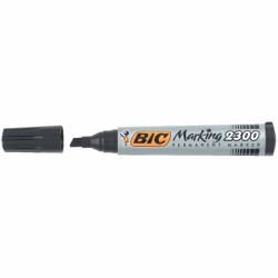 BIC Marking 2300 marqueur indélébile Pointe biseautée Noir 12 pièce[s] 