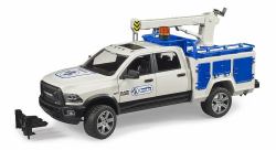 BRUDER RAM 2500 Camion de service avec grue et gyrophare 