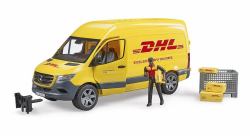BRUDER Camion DHL Mercedes Benz Sprinter avec conducteur et accessoires 