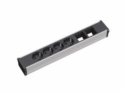Bachmann 912.007 4AC outlet[s] Noir, Argent multiprise 