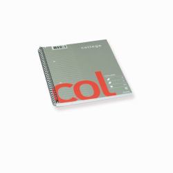Bantex Col bloc-notes A5 70 feuilles Gris, Rouge 