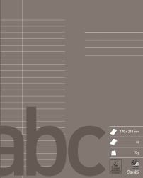 Bantex 100051988 bloc-notes 32 feuilles Gris 
