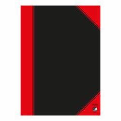 Bantex 100302831 bloc-notes A4 96 feuilles Noir, Rouge 