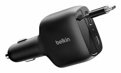Belkin BoostCharge Universel Noir Allume-cigare Charge rapide Intérieure 