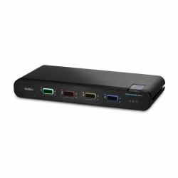 Belkin F1DN104KVM-UN-4 commutateur écran, clavier et souris Noir 
