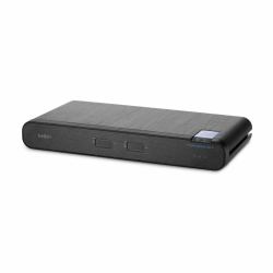 Belkin Universal 2nd Gen Secure commutateur écran, clavier et souris Grille de montage Noir 