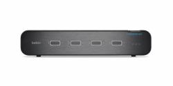 Belkin F1DN204KVM-UN-4 commutateur écran, clavier et souris Grille de montage Noir 