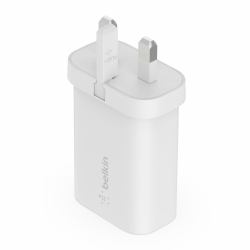 Belkin WCA004myWH Smartphone, Tablette Blanc Secteur Charge rapide Intérieure 