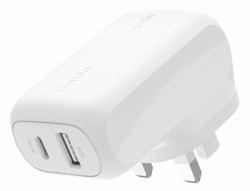 Belkin WCB009MYWH chargeur d'appareils mobiles Universel Blanc Secteur Charge rapide Intérieure 