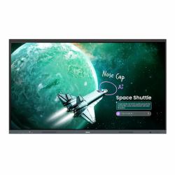 BenQ RE8605E tableau blanc interactif 2,18 m [86"] 3840 x 2160 pixels Écran tactile Noir USB 
