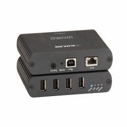 Black Box IC400A-R2 prolongateur réseau Émetteur et récepteur réseau Noir 