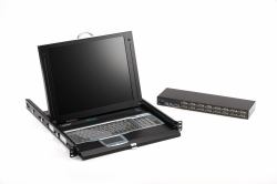 Black Box ServTray support d'ordinateurs 43,2 cm [17"] 1280 x 1024 pixels Noir 1U 