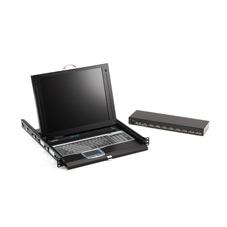 Black Box KVT417A-8UV-R2 support d'ordinateurs 43,2 cm [17"] 1280 x 1024 pixels Noir 1U 