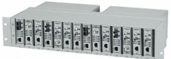 Black Box LMC200-2PS châssis de réseaux Argent 