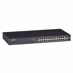 Black Box LPB3028A commutateur réseau Géré L2+ Gigabit Ethernet [10/100/1000] Connexion Ethernet, supportant l'alimentation via ce port [PoE] Noir 