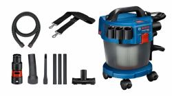 Bosch GAS 18V-10 L Professional Noir, Bleu 