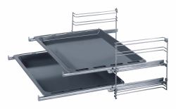 Bosch HEZ438201 pièce et accessoire de four Rails de guide pour four Aluminium 