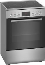 Bosch Serie 4 HKR39C250 four et cuisinière Electrique Céramique Noir, Gris 