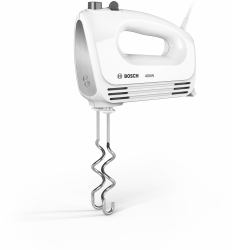 Bosch MFQ24200 mixeur Batteur à main 400 W Acier brossé, Blanc 