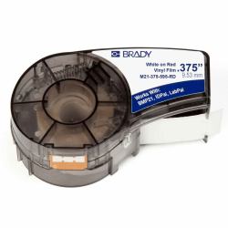 Brady M21-375-595-RD étiquette à imprimer Rouge Imprimante d'étiquette adhésive 