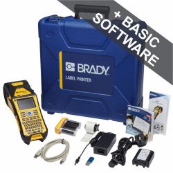 Brady Printer ships in a hard case - holding a USB cable