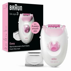 Braun Silk-épil 3 3-031 20 pince[s] Rose, Blanc 