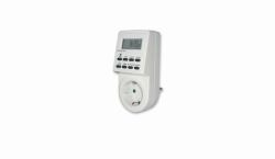 Brennenstuhl Electrical timer Daily/Weekly - timer White 1506550, - Daily/Weekly timer, White, Digital, LCD, Buttons, Plastic - Warranty: 12M