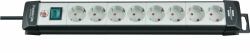 Brennenstuhl 1951580101 multiprise 5 m 8 sortie[s] CA Intérieur Noir, Gris 