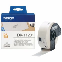 Brother DK-11201 - Rouleau d'étiquettes original – Noir sur blanc, 29 x 90 mm 