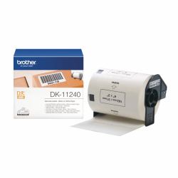 Brother DK-11240 - Rouleau d'étiquettes original – Noir sur blanc, 102 x 51 mm 