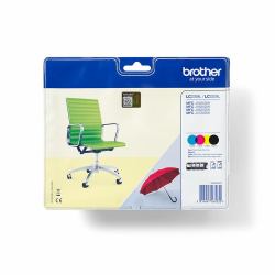 Brother LC-229XLVALBP cartouche d'encre 4 pièce[s] Original Noir, Cyan, Magenta, Jaune 