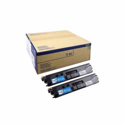Brother TN-329CTWIN Cartouche de toner 2 pièce[s] Original Cyan 