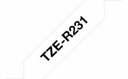 Brother TZE-R231 ruban d'étiquette Noir sur blanc 