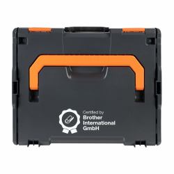 Brother ZPTOUCHLBOXXKOMPL étui pour équipements Étui rigide Noir, Orange 
