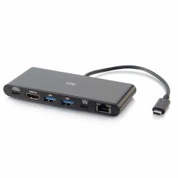 C2G Station d’accueil USB-C avec 4K HDMI, Ethernet, USB et alimentation électrique 